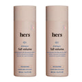 hers Full Volume Shampoo – Rice Protein & Biotin Formula for Fine Hair | Daily Volumizing Shampoo with Coastal Cedar Citron Scent – 6.4 fl oz, 2 Pack