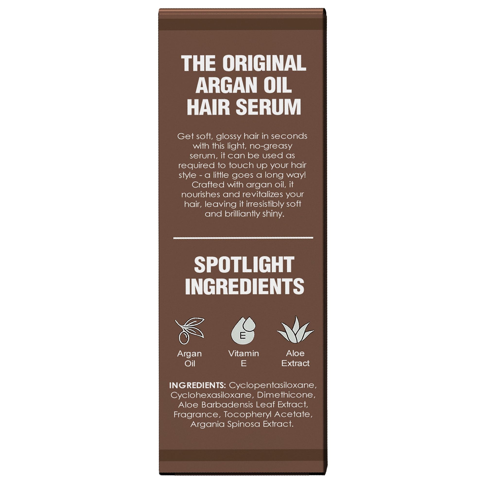 HerStyler Advanced Argan Oil Hair Serum – Anti-Frizz for Frizzy, Dry Hair (2x70 ml)