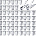 HESTYA 450 Pcs Nail Clippers Bulk Stainless Steel – Portable Toenail Clippers for Men & Women, Travel Pedicure