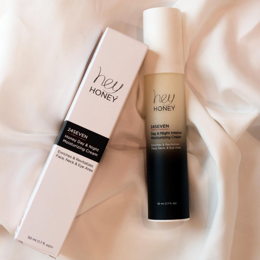 Hey Honey 24Seven Day and Night Moisturizing Cream – Face, Neck & Eye | Hydration and Subtle Anti-Aging