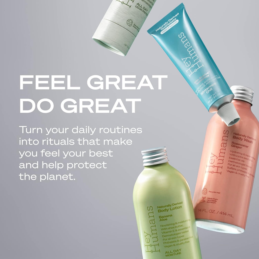 Hey Humans Deodorant | Aluminum-Free, All-Day Odor Control with Naturally Derived Ingredients