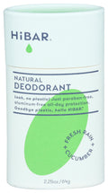 HiBAR Fresh Rain & Cucumber Plastic Free Deodorant | Aluminum-Free, Vegan, Recyclable Tube