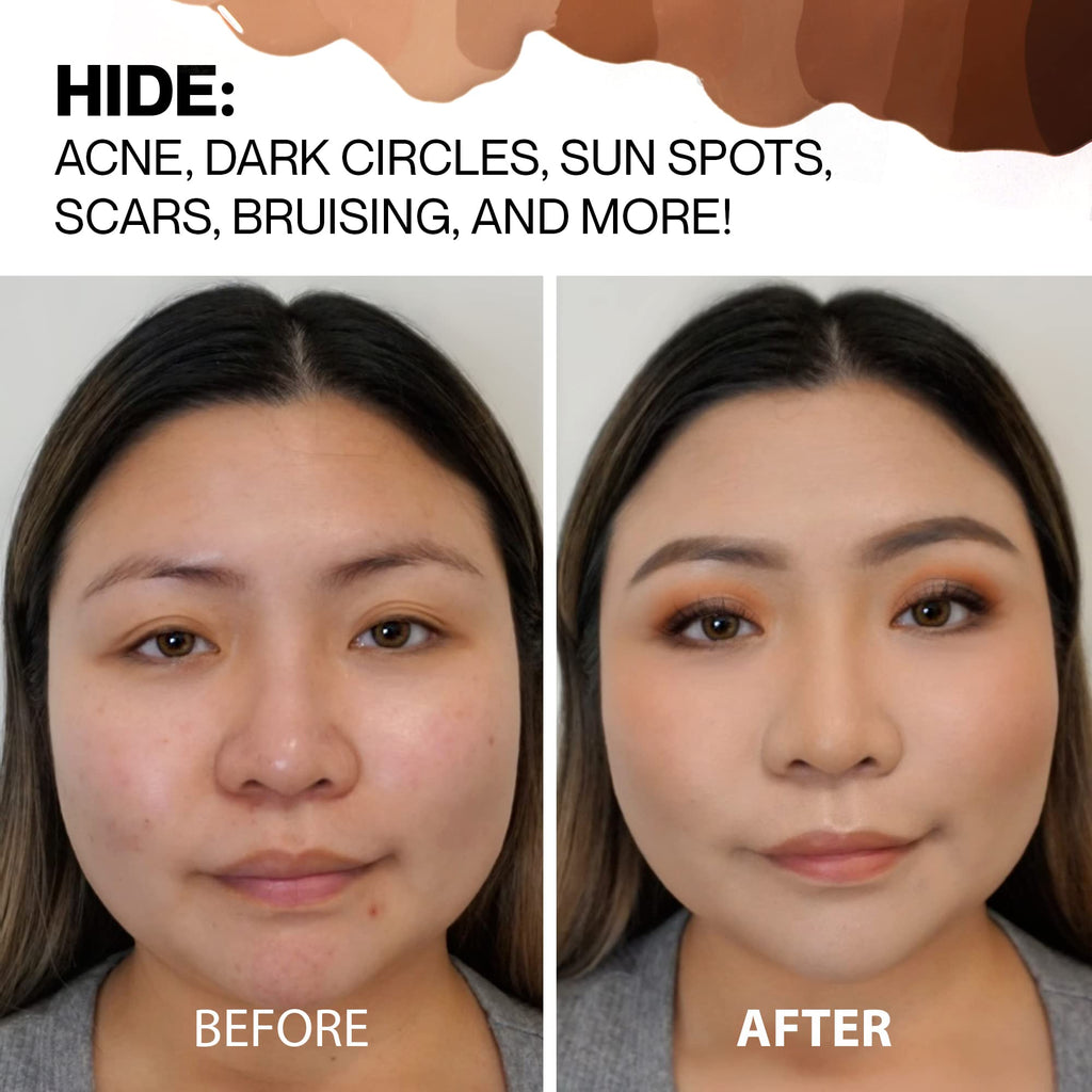 HIDE Liquid Concealer Linen — Buildable, Oil-Free Coverage