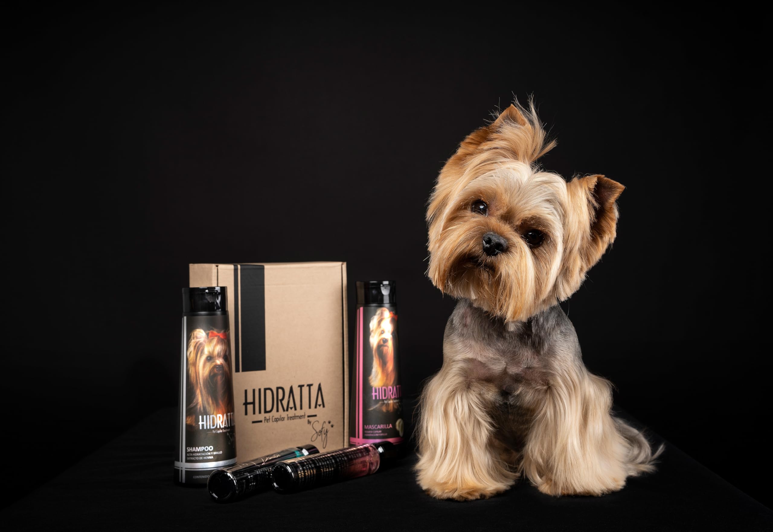 Hidratta Premium Hydrating Shampoo + Mask Kit for Dogs & Cats – Henna & Natural Oils (12.5 oz / 370 ml)