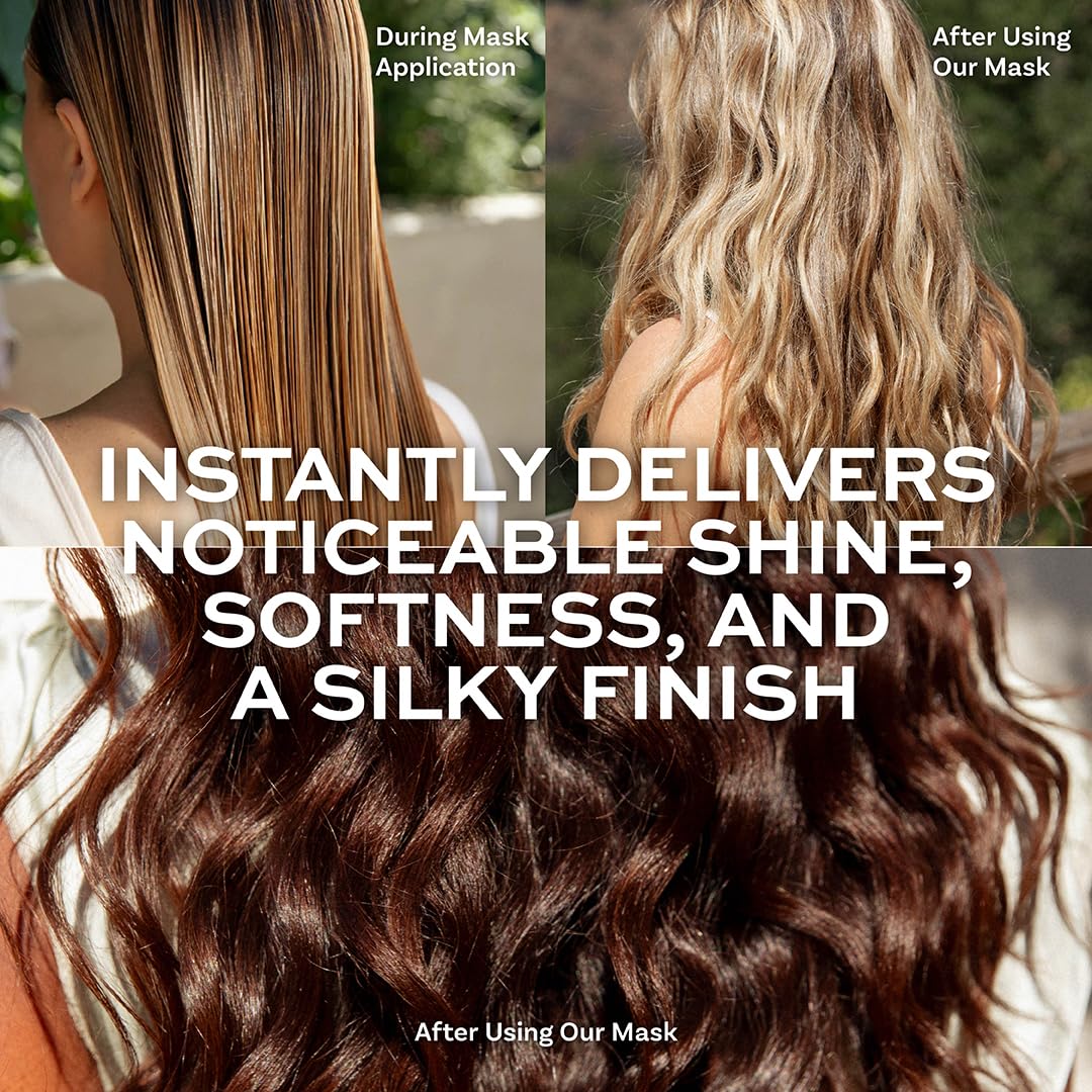 Highbrow Hippie Instant Silk Vitality Mask | Lightweight Hydration & Scalp Balance | 275 mL