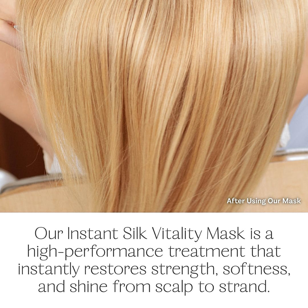 Highbrow Hippie Instant Silk Vitality Mask | Lightweight Hydration & Scalp Balance | 275 mL