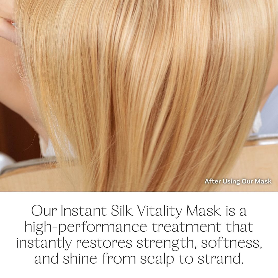 Highbrow Hippie Instant Silk Vitality Mask | Lightweight Hydration & Scalp Balance | 275 mL