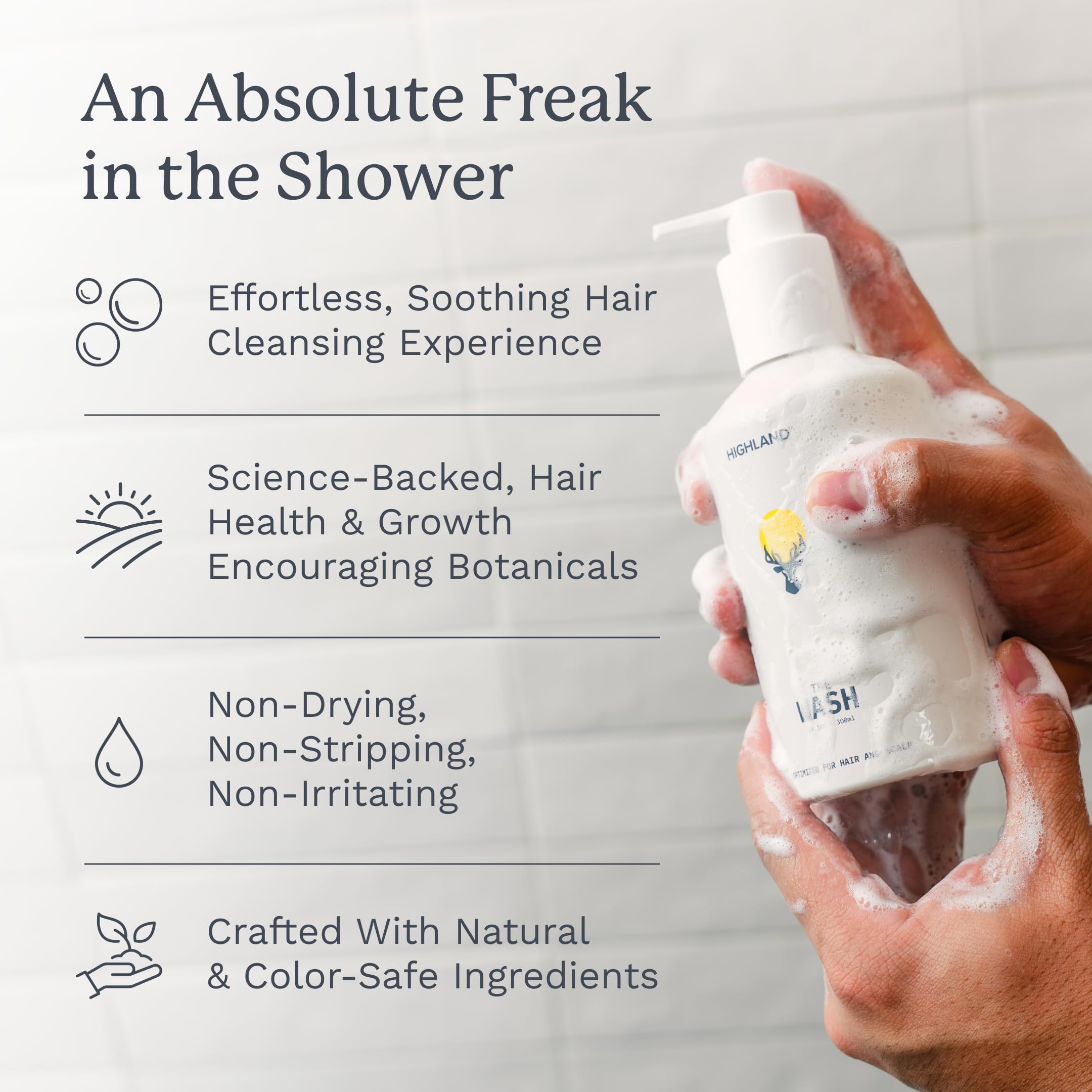 Highland: The Wash — Hydrating, Balancing Hair & Scalp Cleanser