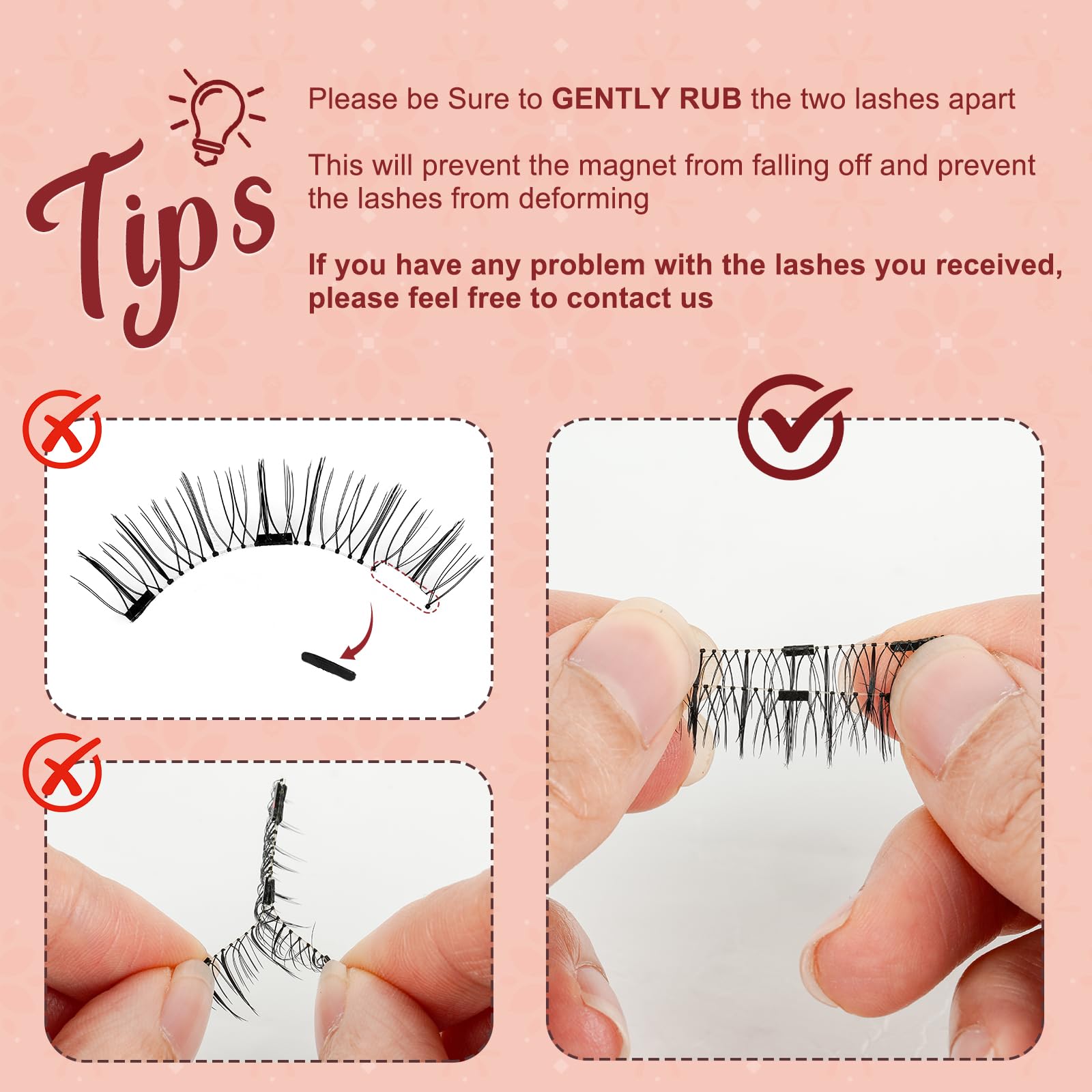 Higu Clace Magnetic Eyelashes – No Glue, Easy Wear with Applicator (Style A)