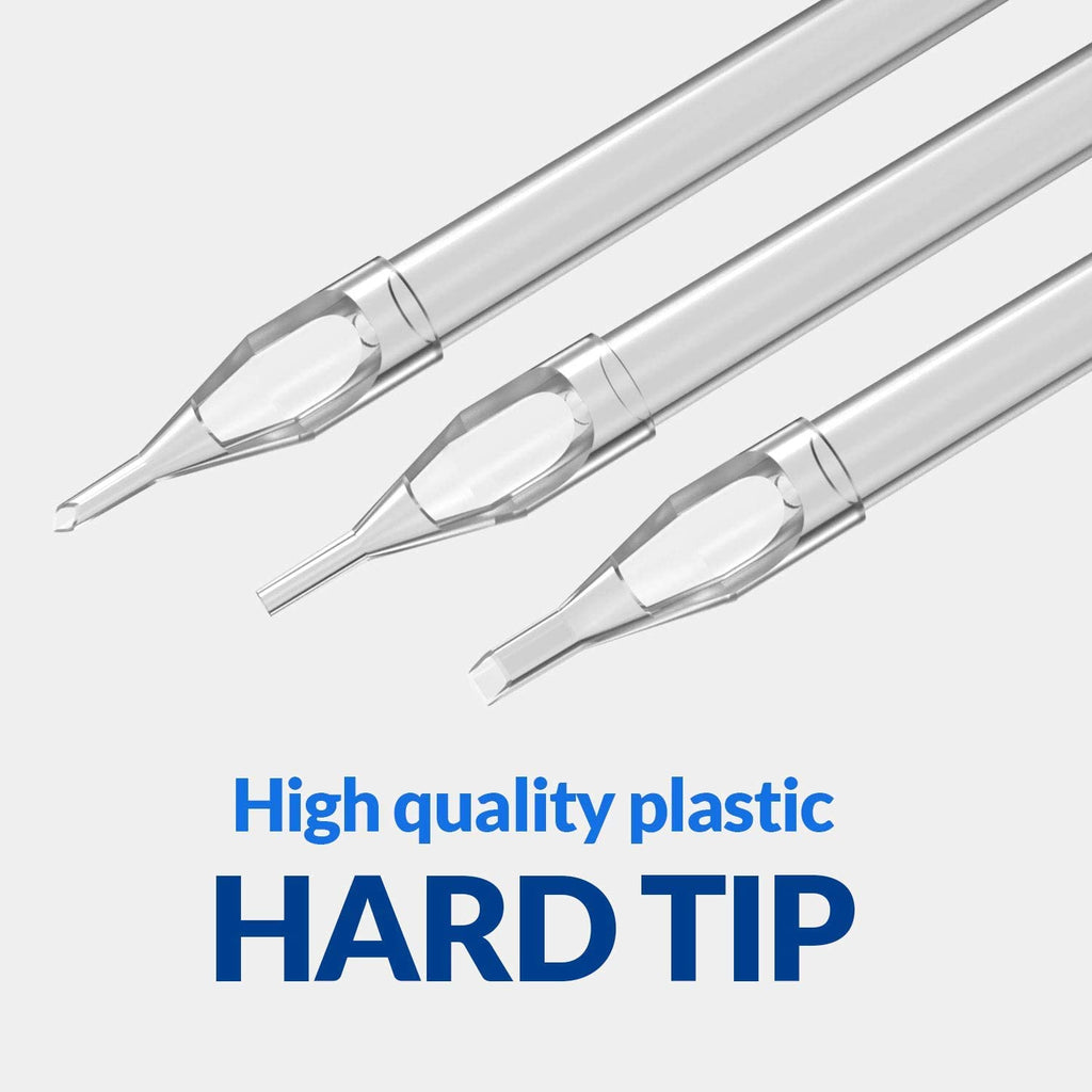 Hildbrandt FREEFLOW 14DT Diamond Tip Long Tattoo Tubes – Gripless, Disposable, Sterile
