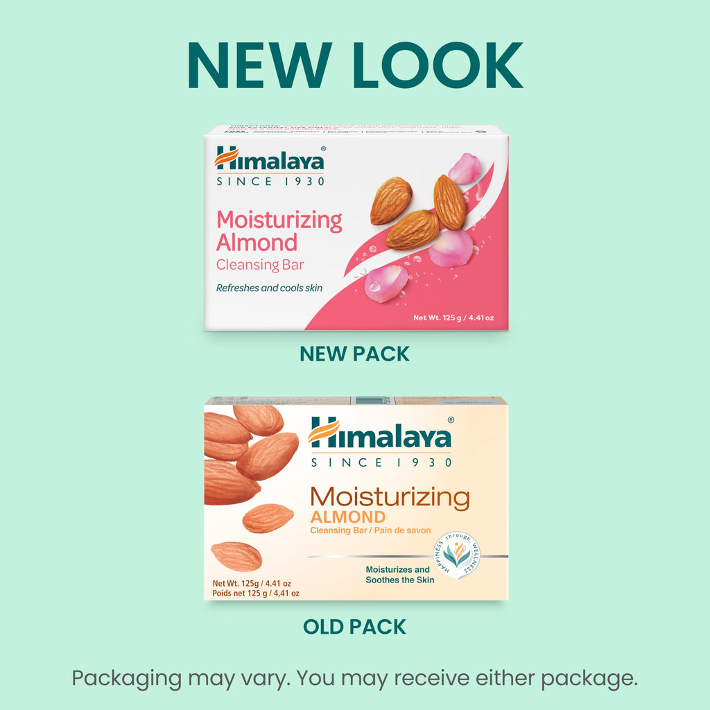 Himalaya Moisturizing Almond Cleansing Bar – 6 Pack