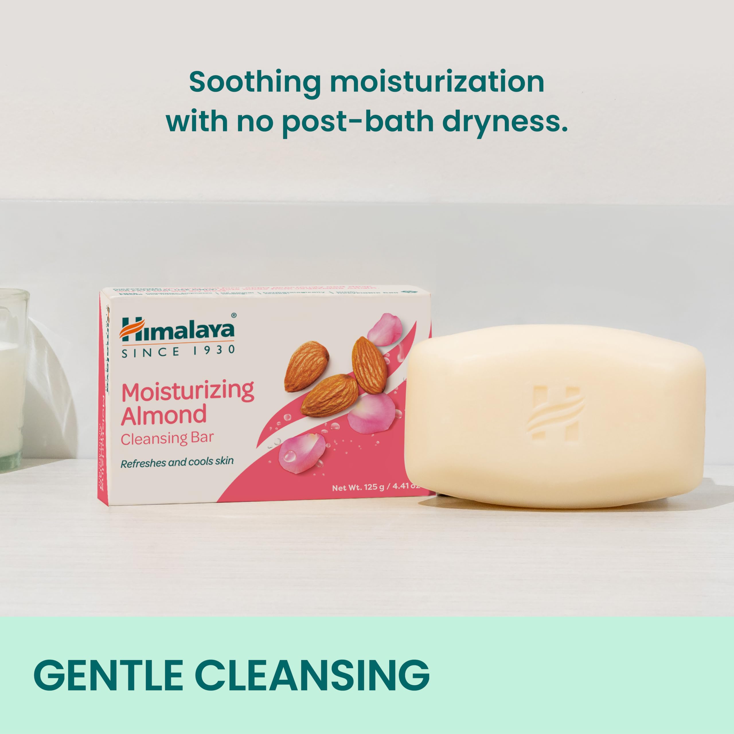 Himalaya Moisturizing Almond Cleansing Bar – 6 Pack