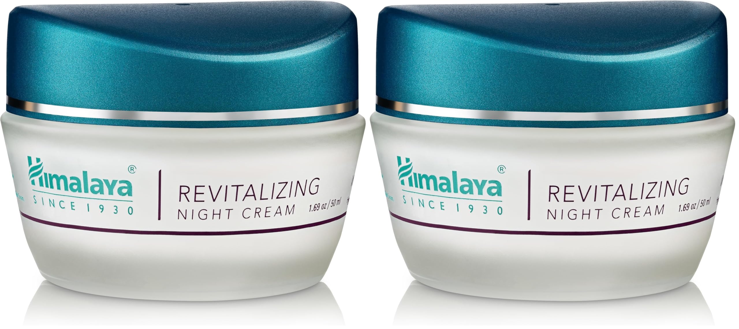 Himalaya Revitalizing Night Cream for Damaged & Aging Skin – 2 x 1.69 oz Overnight Deep Moisturizing Treatment