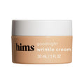 hims goodnight wrinkle cream for men – caffeine, hyaluronic acid, almond scent | vegan & cruelty-free 1oz
