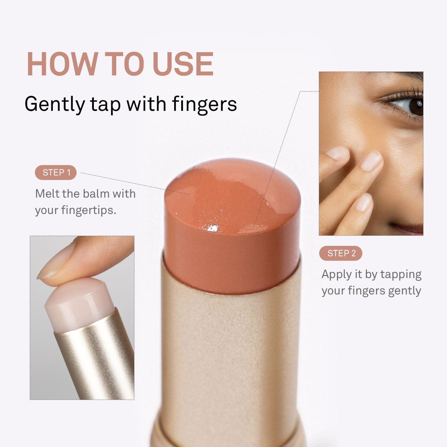 HINCE True Dimension Radiance Balm – Highlighter + Cream Blush for Glass Skin, 10g (DAWN RAY TP002)