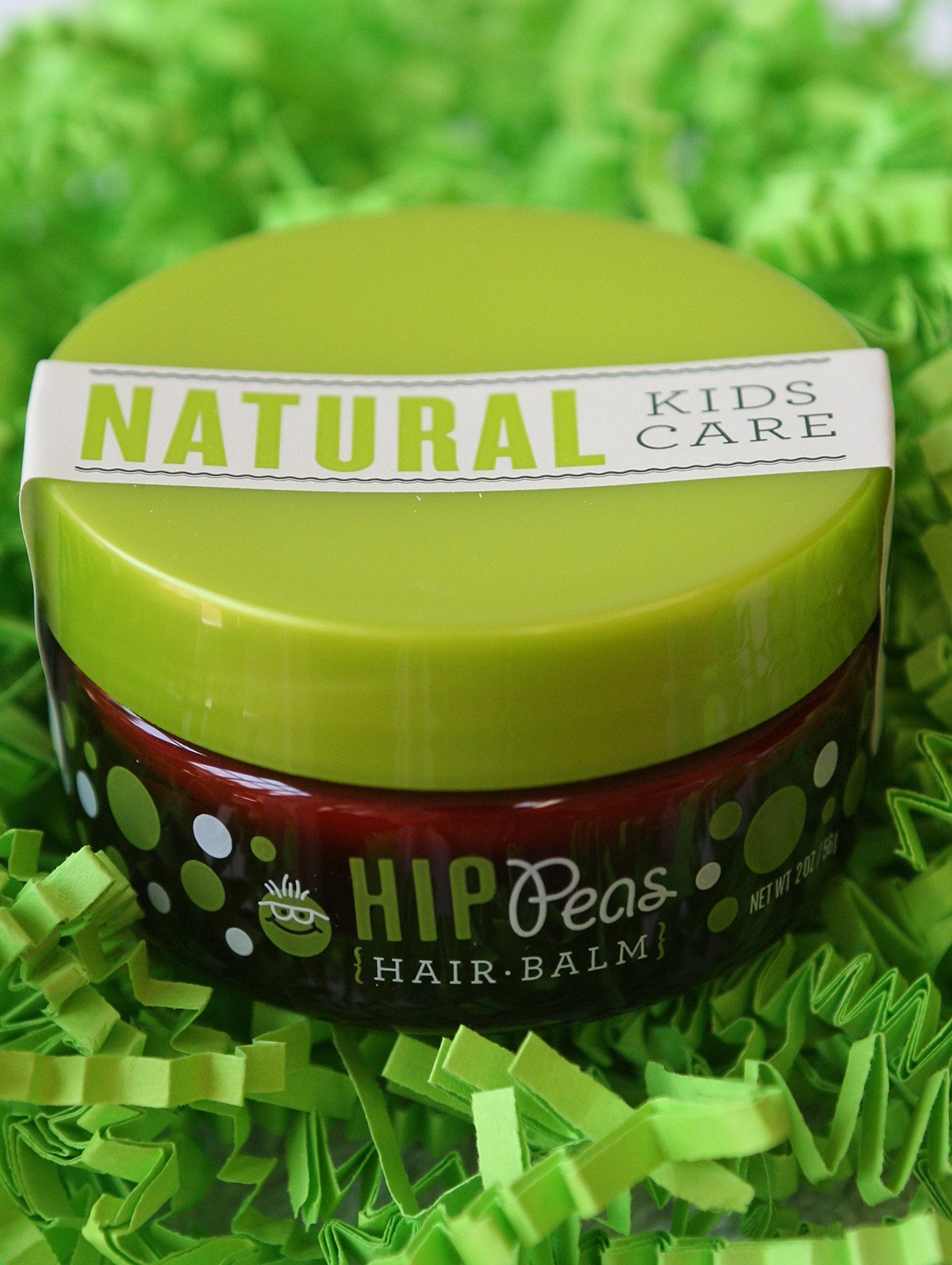 Hip Peas Natural Hair Styling Balm – Light Hold, 2 oz Jar