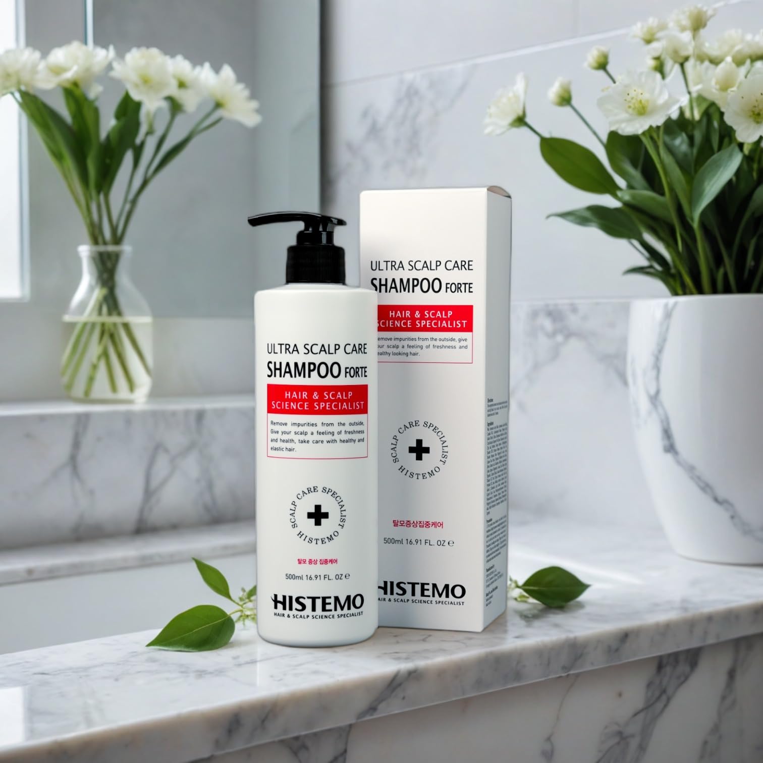 Histemo Ultra Scalp Care Shampoo | DHT Blocking Biotin for Oily & Color-Treated Hair - 16.91 oz
