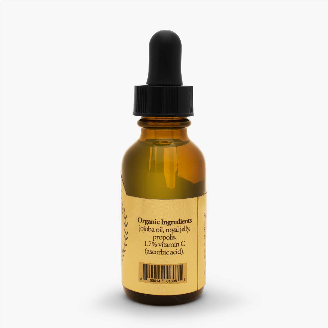 Hive & Body Vitamin C Facial Serum with Royal Jelly, Jojoba Oil & Propolis - 1 fl oz