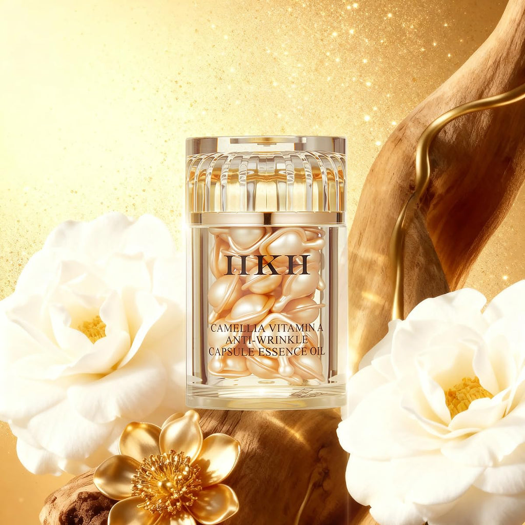 HKH Retinol + HPR Serum for Face – Night Capsule Serum with Peptide Support | Fragrance-Free and Non-Greasy