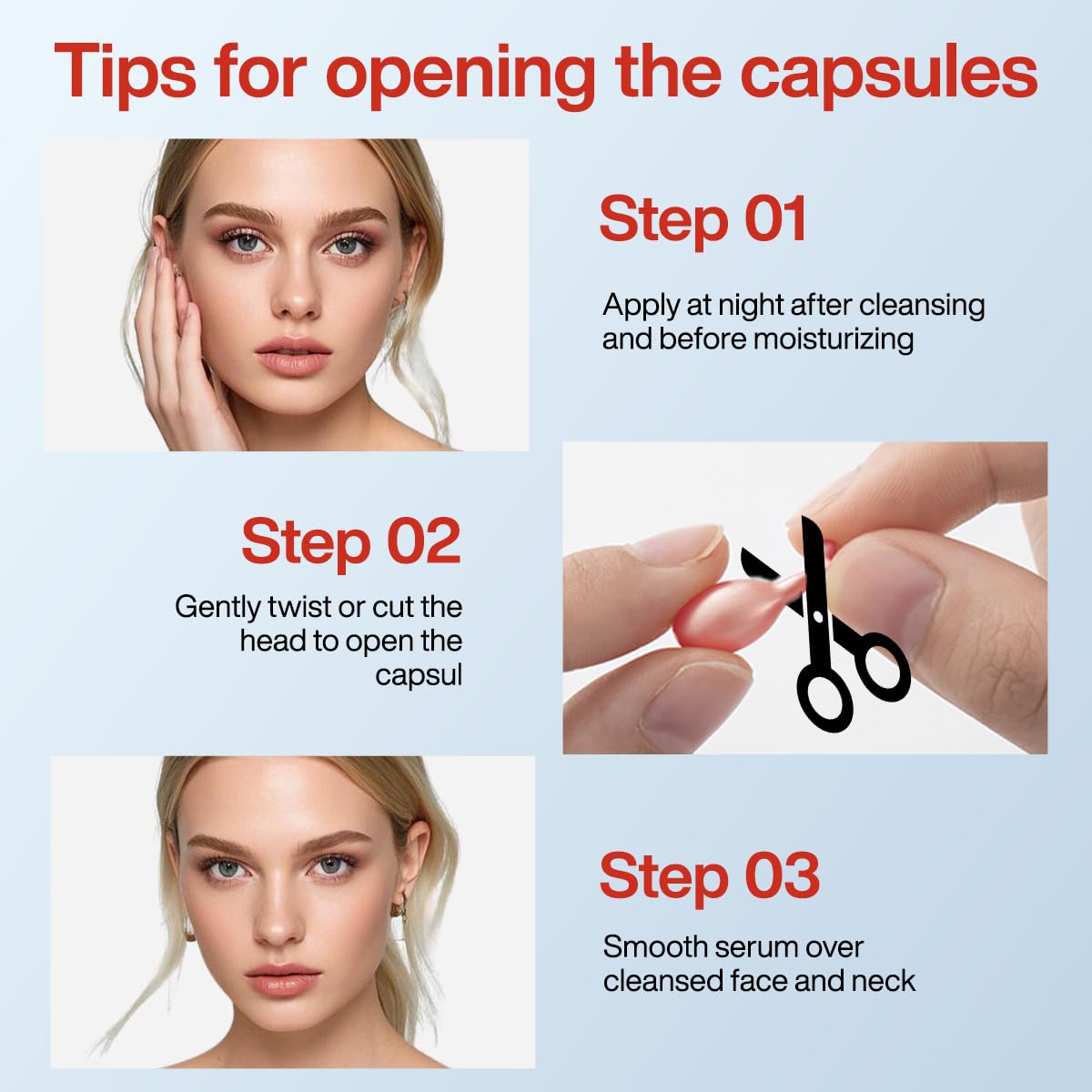 HKH Retinol Serum Capsules for Face – Anti-Aging Vitamin A & E (38 Caps), Travel-Friendly