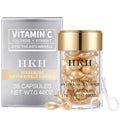 HKH Vitamin C Serum Capsules for Face – 38 Caps with Scissors | Hydrating Anti-Aging Serum