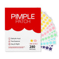 HLOES Pimple Patches – Cute Star-Shaped Hydrocolloid Patches, 280 PCS, Overnight Blemish Coverage