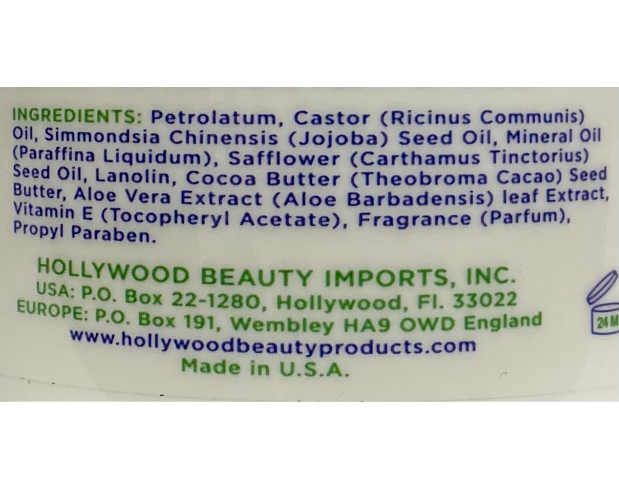 Hollywood Beauty Castor Oil Hair Treatment with Mink Oil – Pack of 2, 7.5 oz