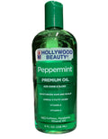 Hollywood Beauty Peppermint Hair Oil (8oz) – Hair & Skin Conditioning with Omega-3, Vitamin A & C