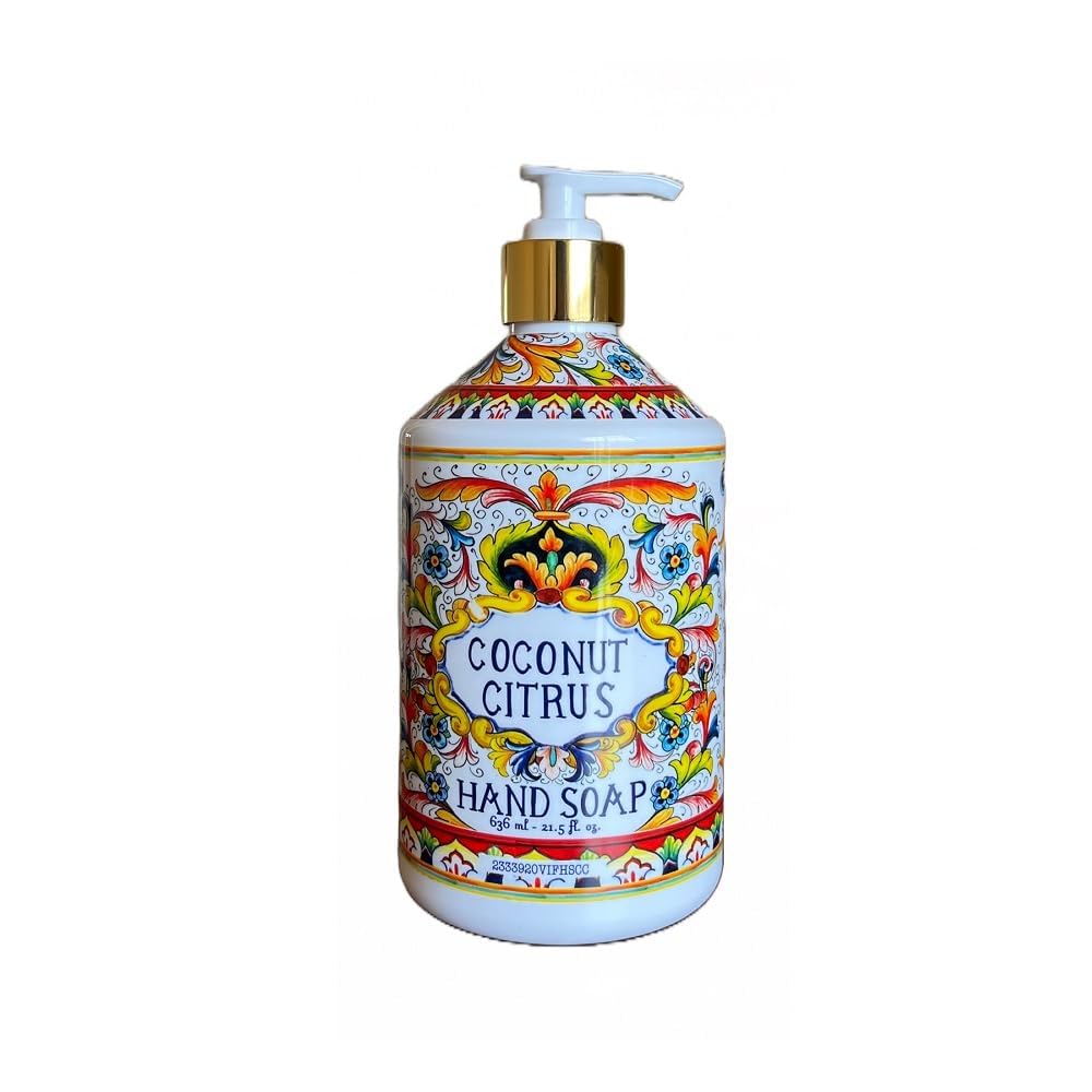 Home and Body Company Hand Soap – Villa Flora Collection 4-Pack, 16 oz Bottles
