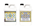 Home & Body Company Perugia Italian Deruta Hand Soap Refill Set – White Jasmine & Coconut Citrus, 64oz Bottles, 2-Pack