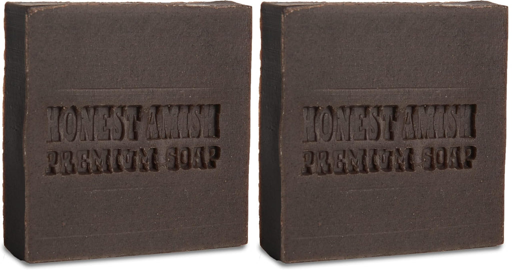 Honest Amish Patchouli & Bark Soap Bar – Pack of 2 | Natural Handmade Soap
