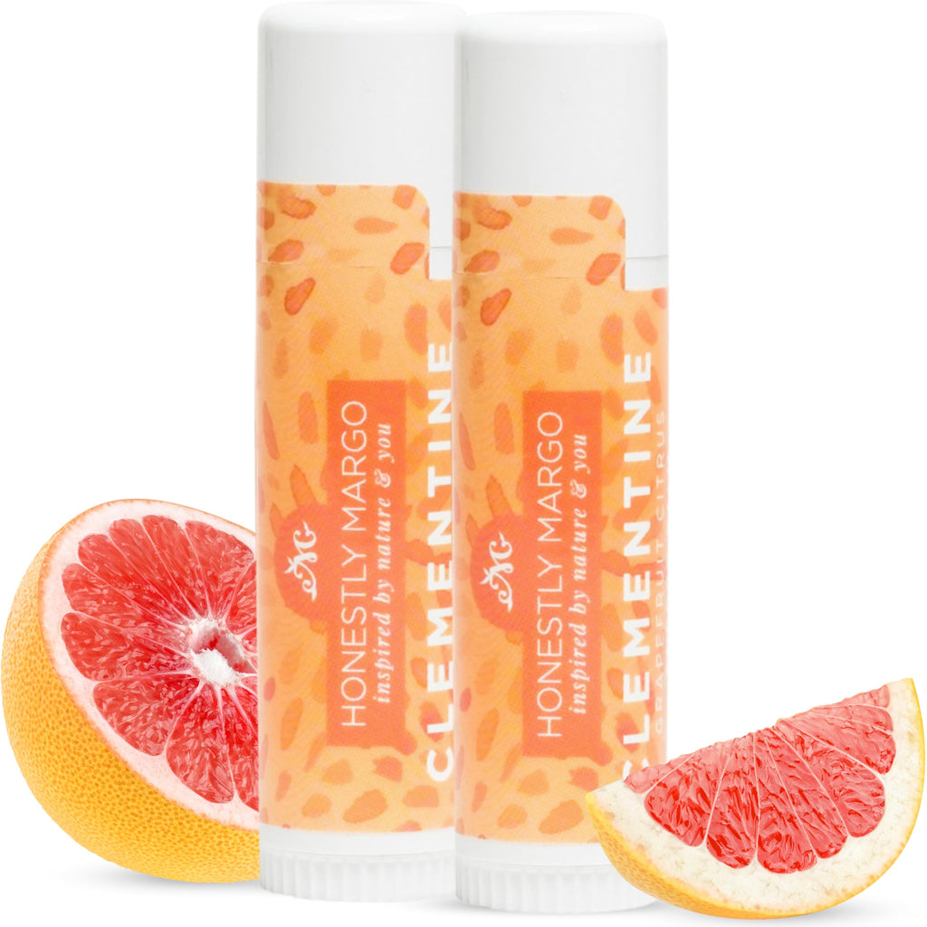Honestly Margo Aromatherapy Balm Stick Grapefruit Citrus Clementine – Organic Citrus Lip Balm for Women