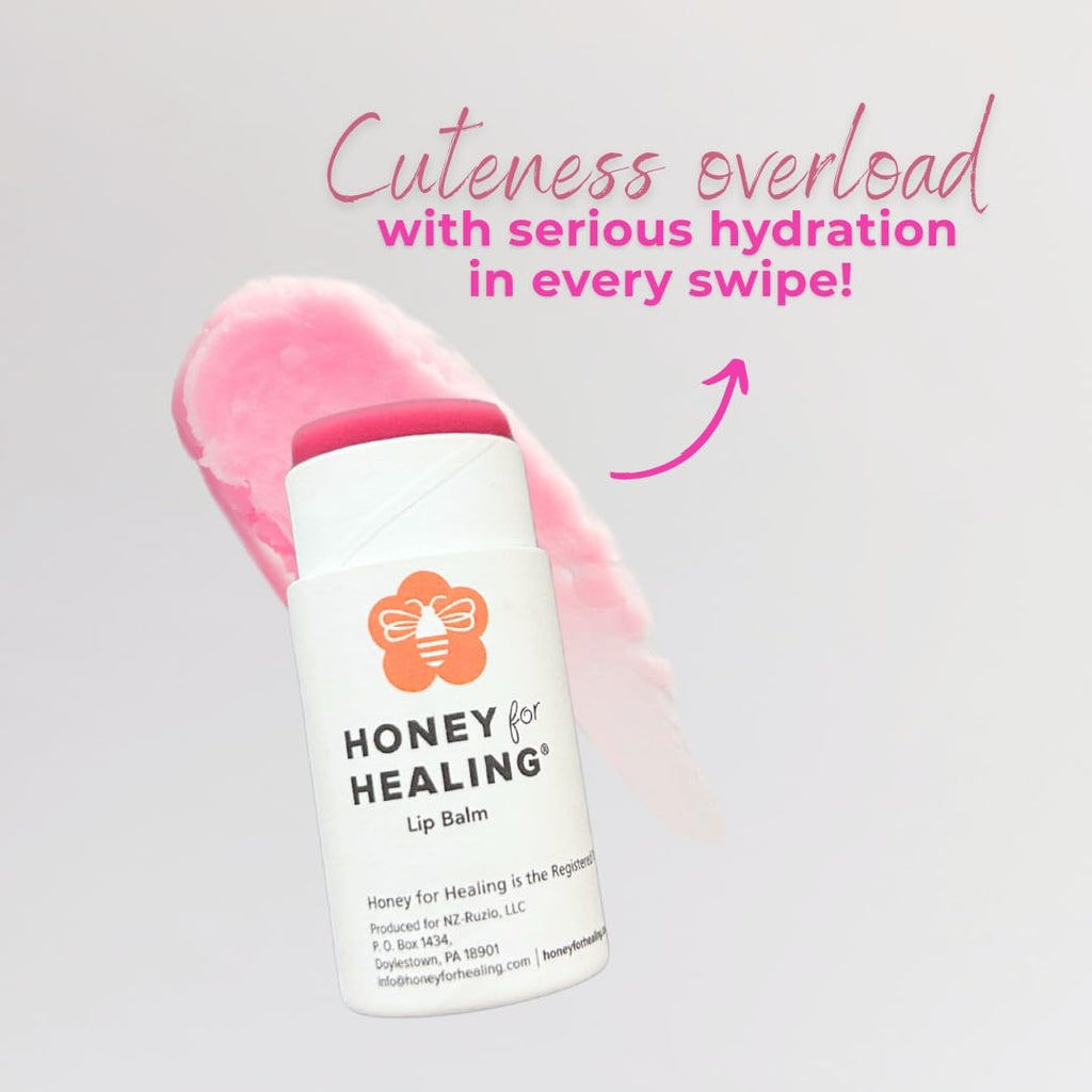 Honey for Healing Manuka Lip Balm 15+ UMF – Ultra-Hydrating Tint in Rose | 0.25 oz