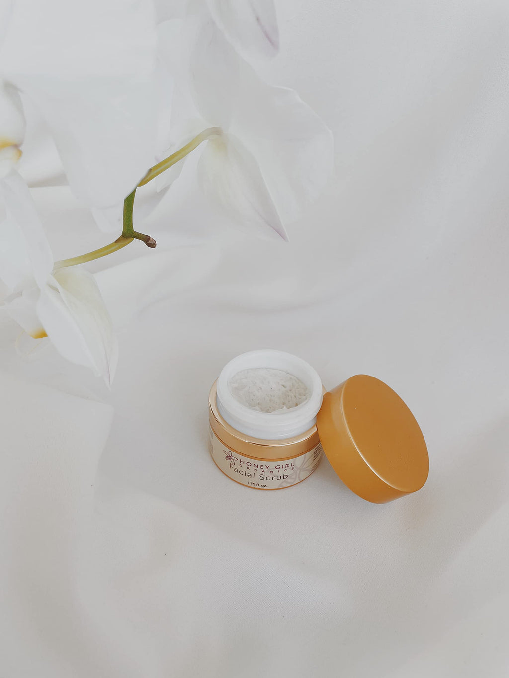 Honey Girl Organics Facial Scrub — Moisturizing & Exfoliating, 1.75oz, Hawaii Made