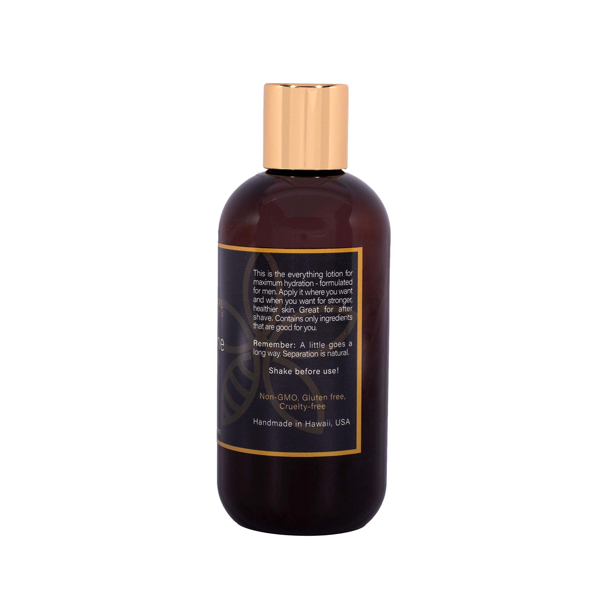 Honey Girl Organics ManKine Face & Body Lotion – USDA Organic, Beeswax, Royal Jelly, Propolis & Essential Oils | 8 oz