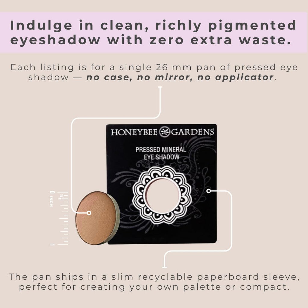 Honeybee Gardens Ballet Eye Shadow Refill – Matte Lavender Pink, Crease-Proof