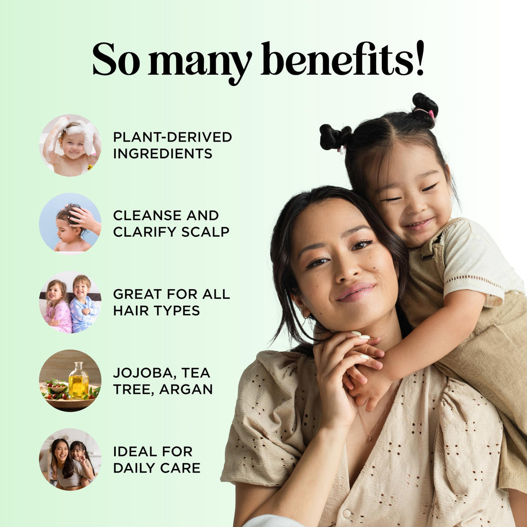 HONEYDEW Cleansing Kids Shampoo for Dry Scalp – Tea Tree & Rosemary Oils