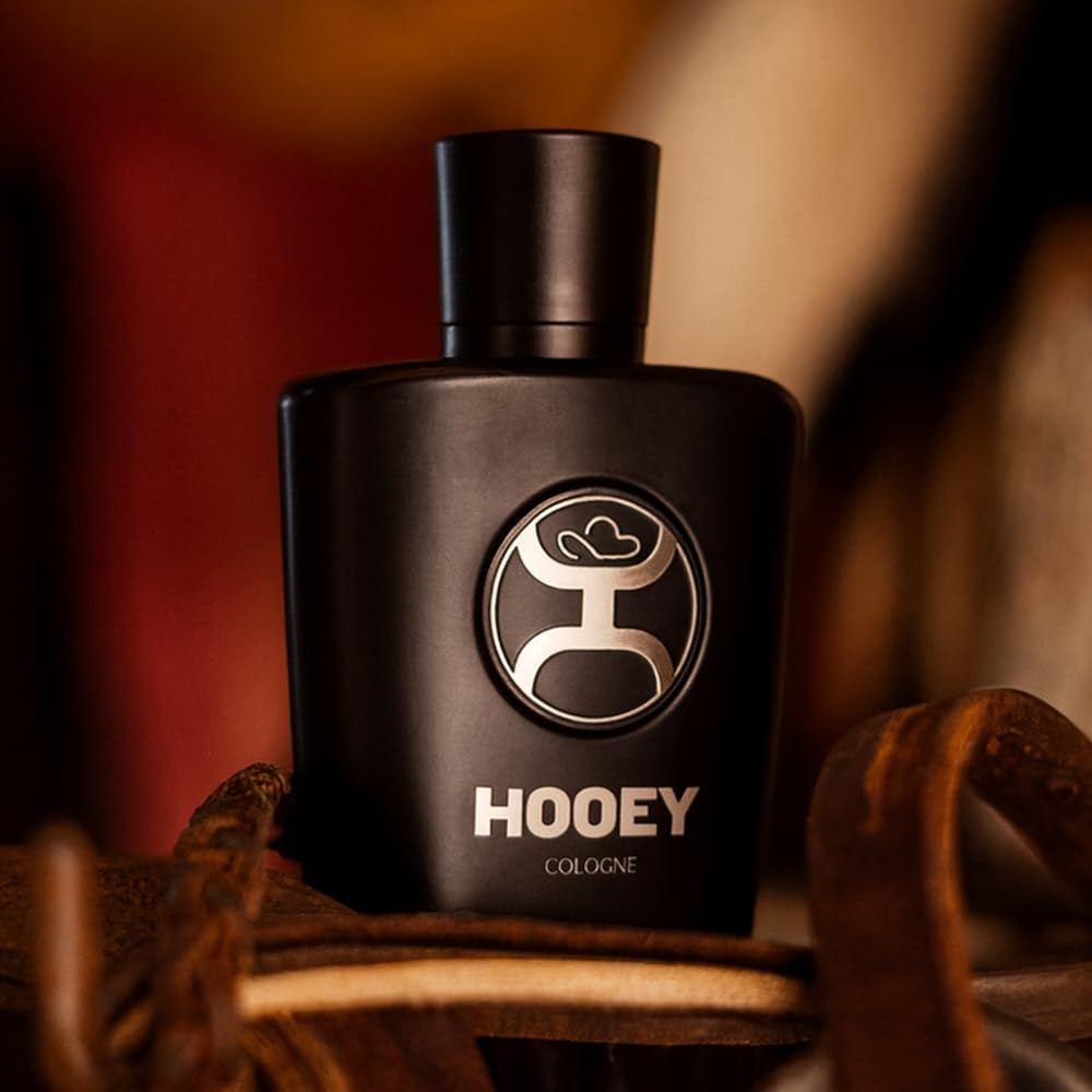HOOEY Men's Cologne Spray - Bergamot, Lemon, Leather & Sandalwood | 3.4 oz Travel Size