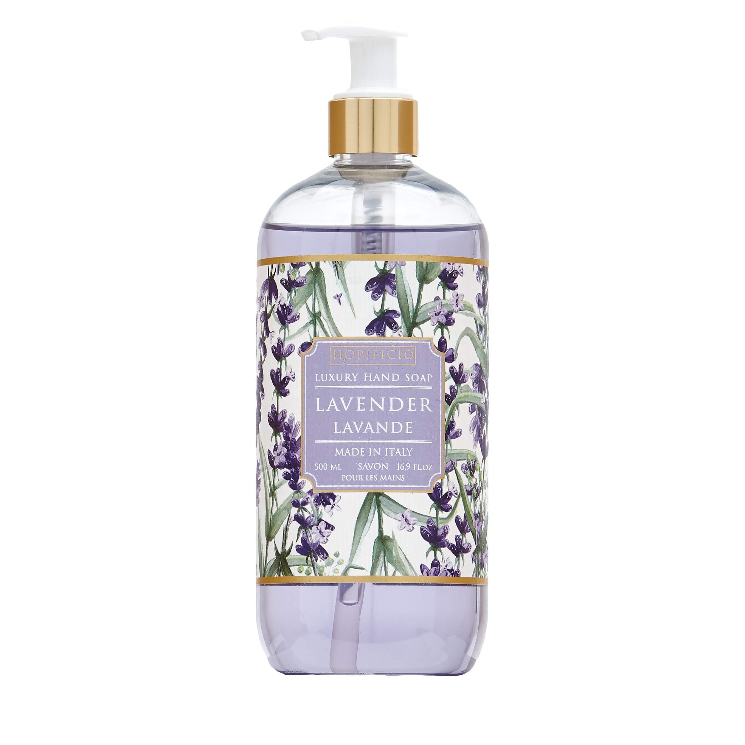 Hopificio Lavender Liquid Hand Soap – Hypoallergenic & Sulfate-Free (16.9 oz)