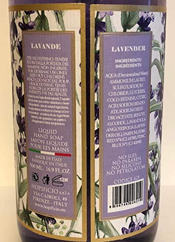 Hopificio Lavender Liquid Hand Soap – Hypoallergenic & Sulfate-Free (16.9 oz)