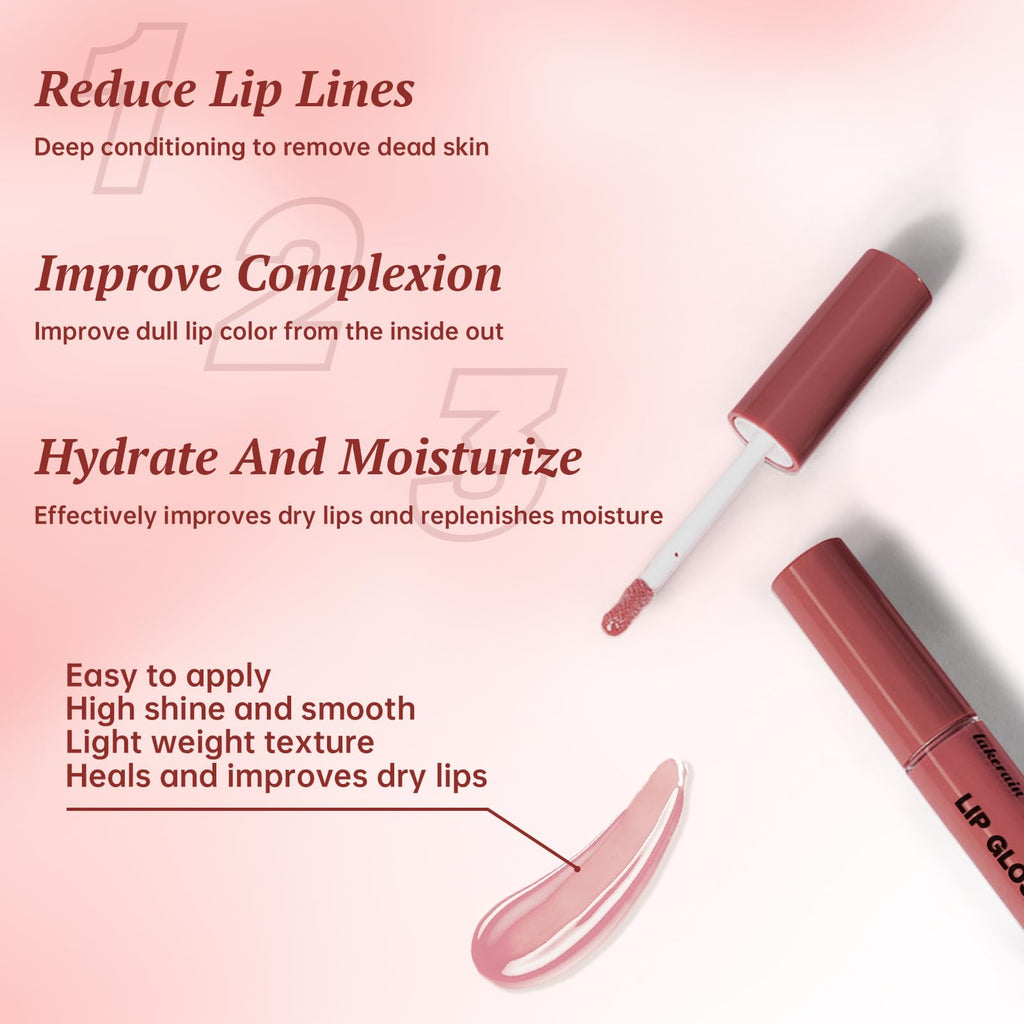 HOSAILY Peel Off Lip Liner Stain Tattoo – Long-Lasting Waterproof Lip Color & Gloss Duo
