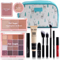 Hot Sugar Travel Makeup Kit – All-in-One Makeup Set for Women (Blue)