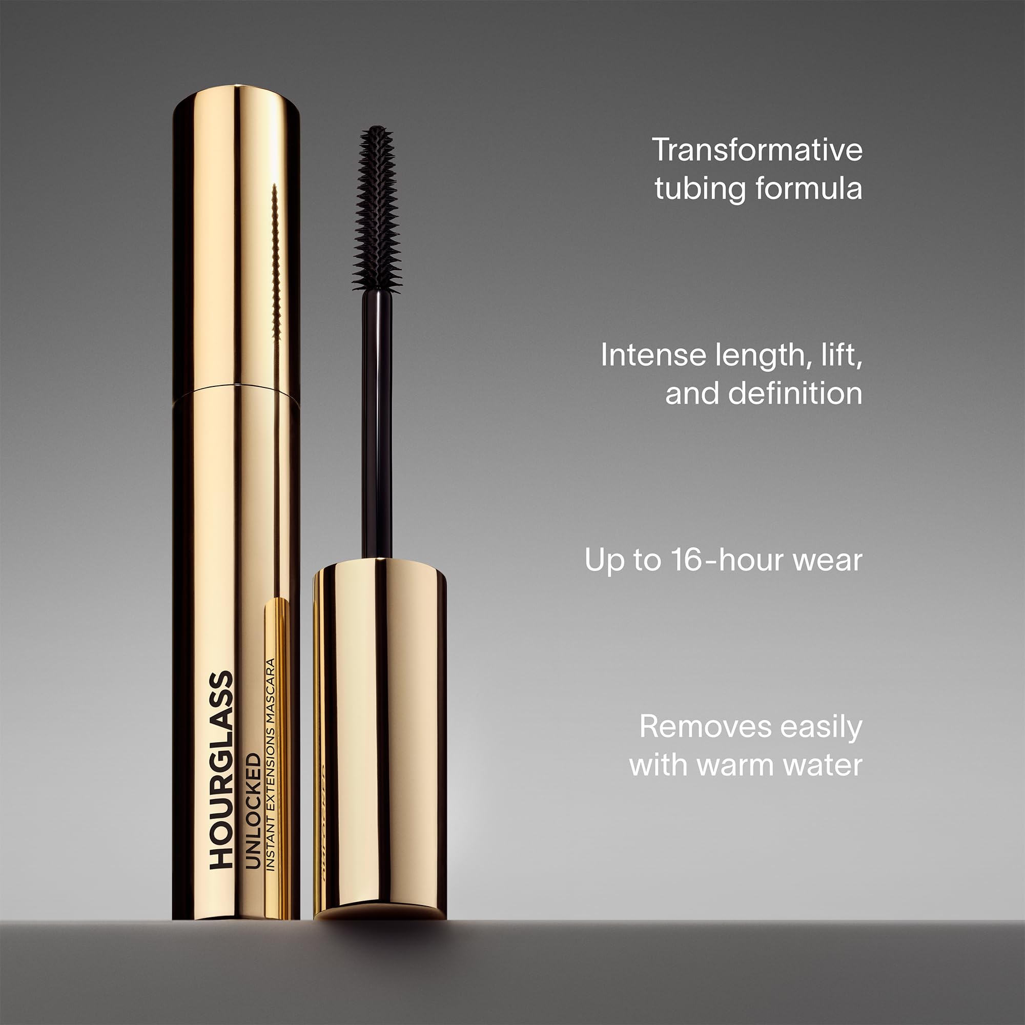 Hourglass Unlocked Instant Extension Mascara – Tubing, Smudge-Proof & Lengthening