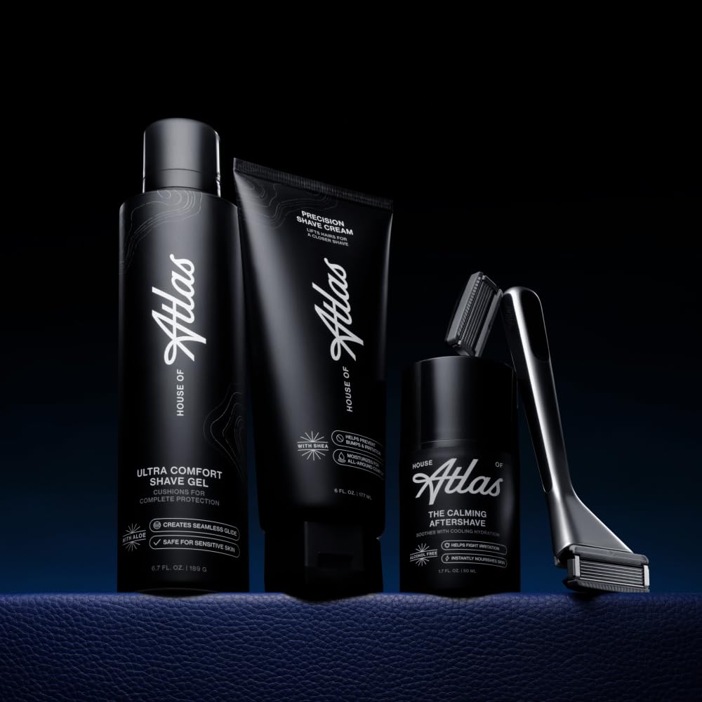 House of Atlas Calming Aftershave for Men — Hydrating, Alcohol-Free Post-Shave Lotion