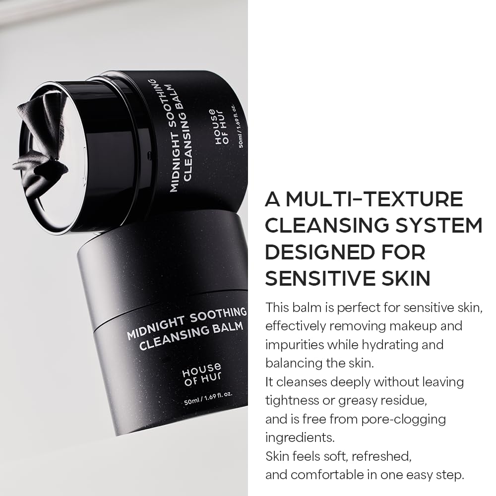 House of Hur Midnight Soothing Cleansing Balm | Hydrating Korean Skincare | 1.69 fl oz
