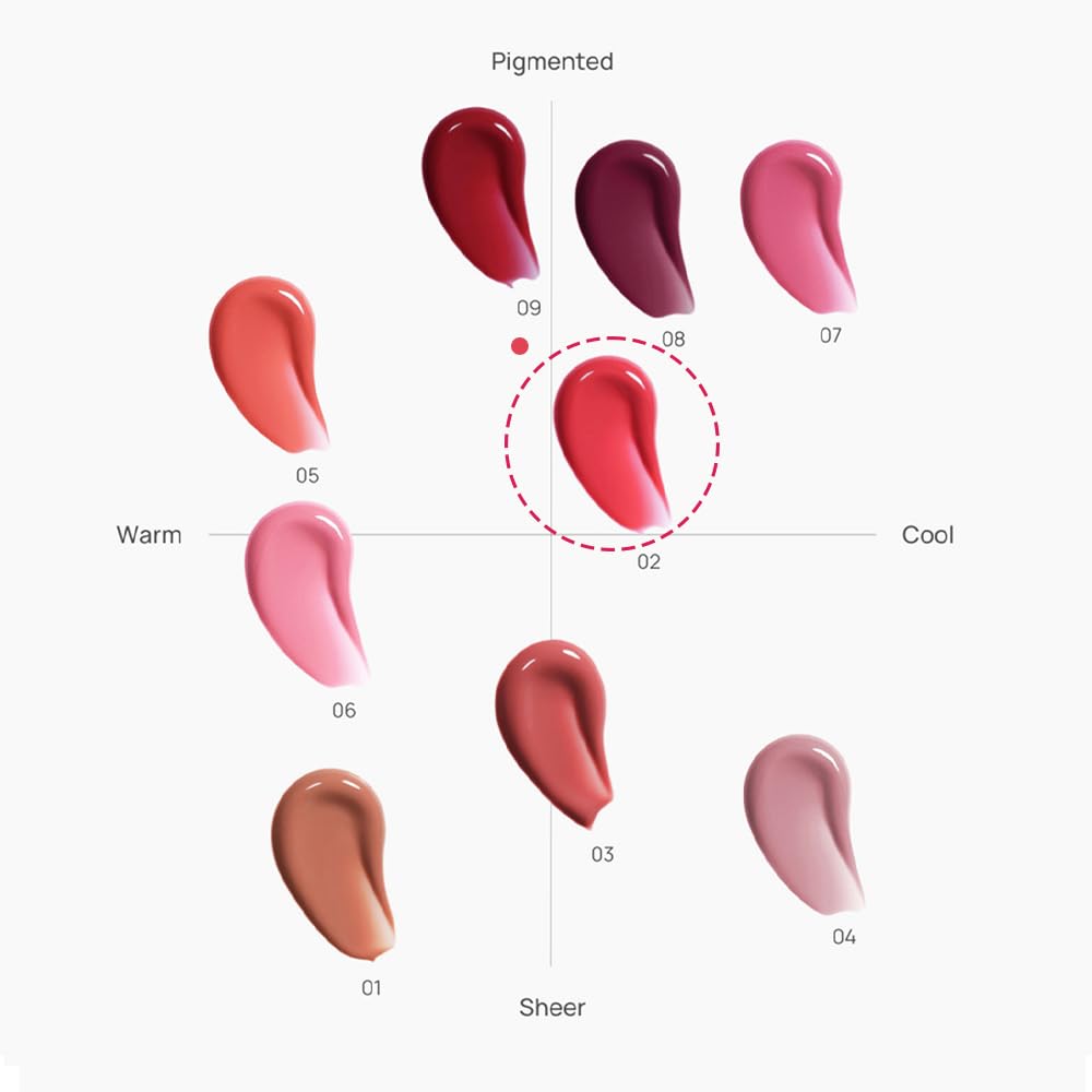 House of Hur Moist Ampoule Blusher – Hydrating 50% Essence, Dewy Finish, 0.68 fl oz, 9 Shades (Deep Plum)