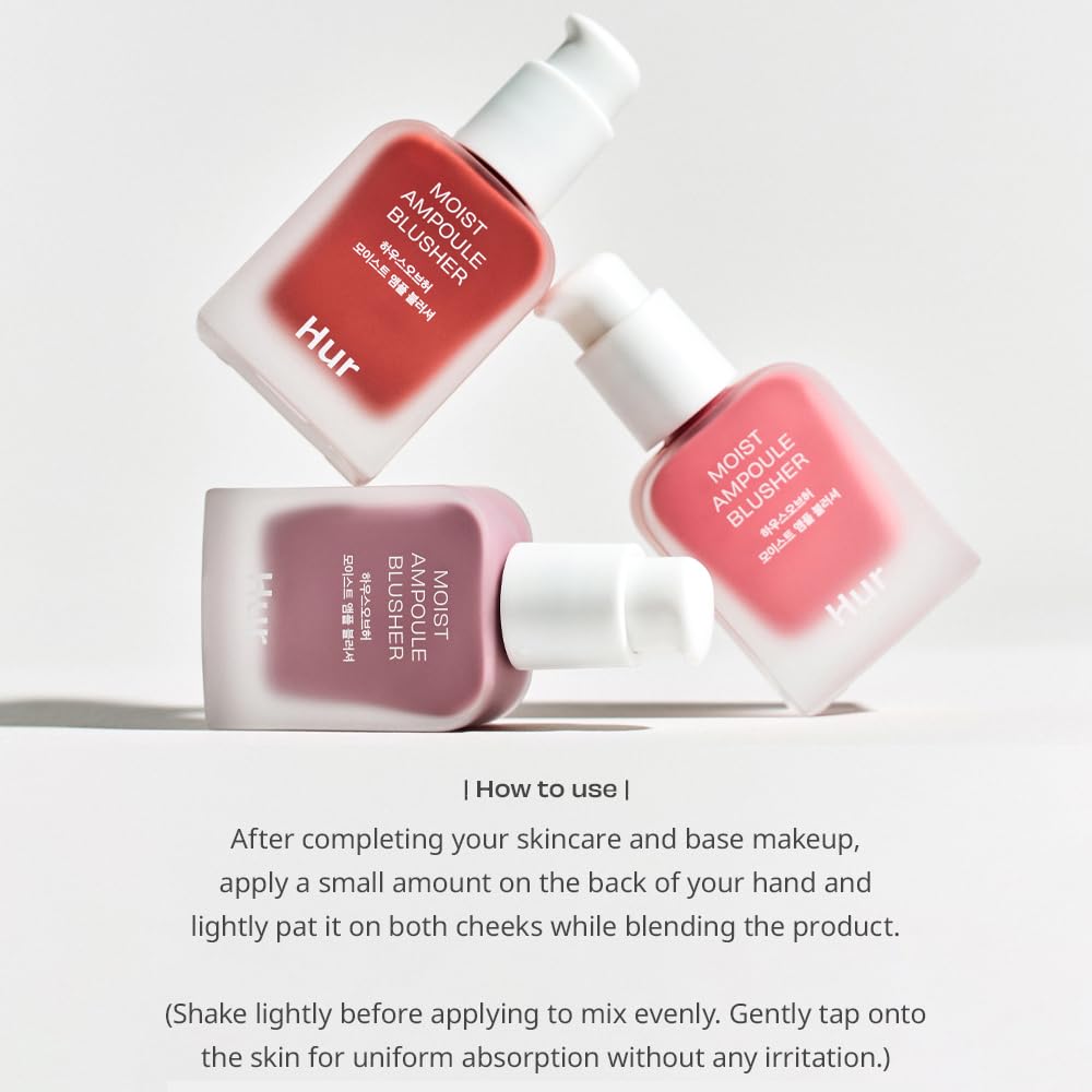House of Hur Moist Ampoule Blusher – Lavender Flush, Buildable Hydration