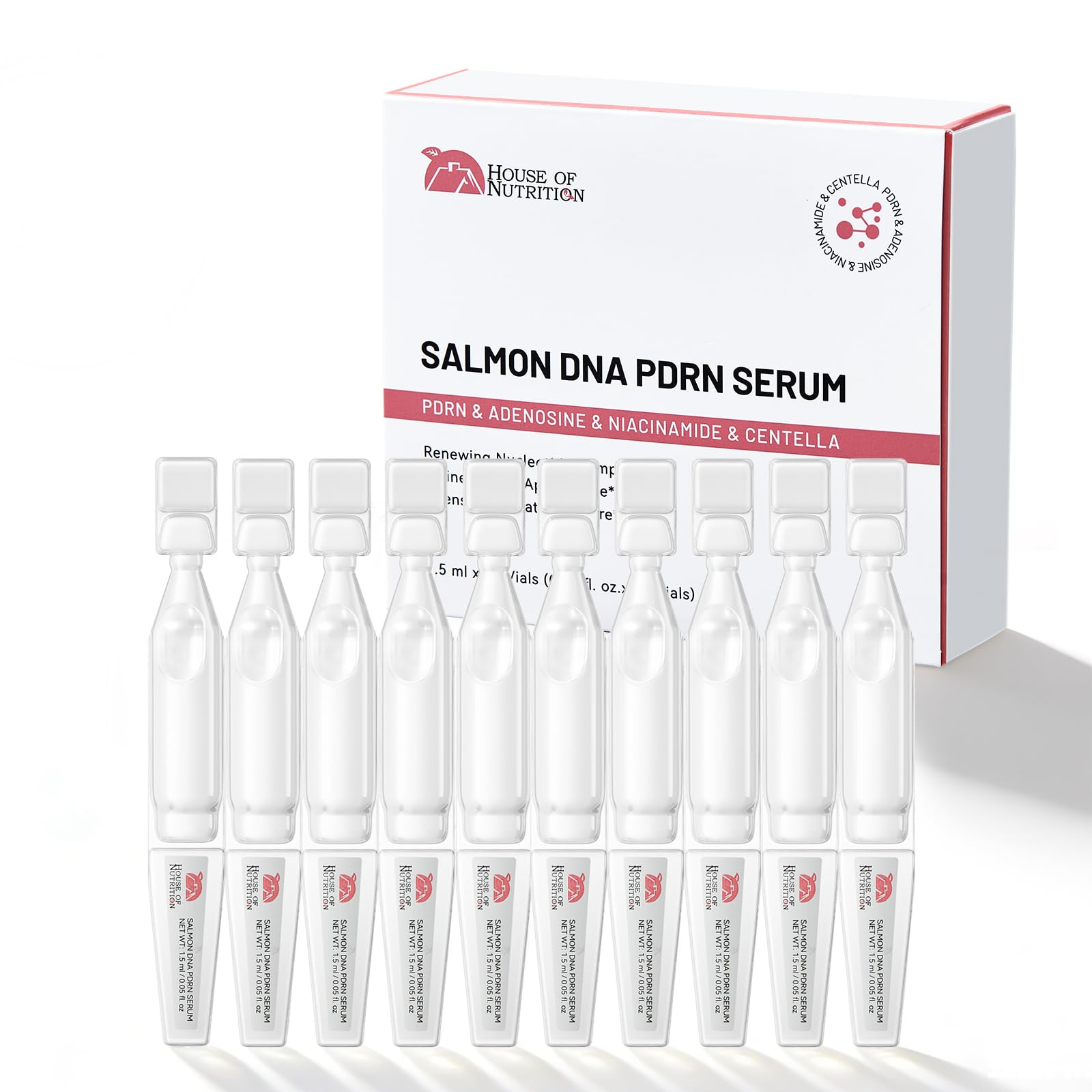 House of Nutrition Salmon DNA Serum – 99% PDRN High-Purity Ampoule for Deep Hydration