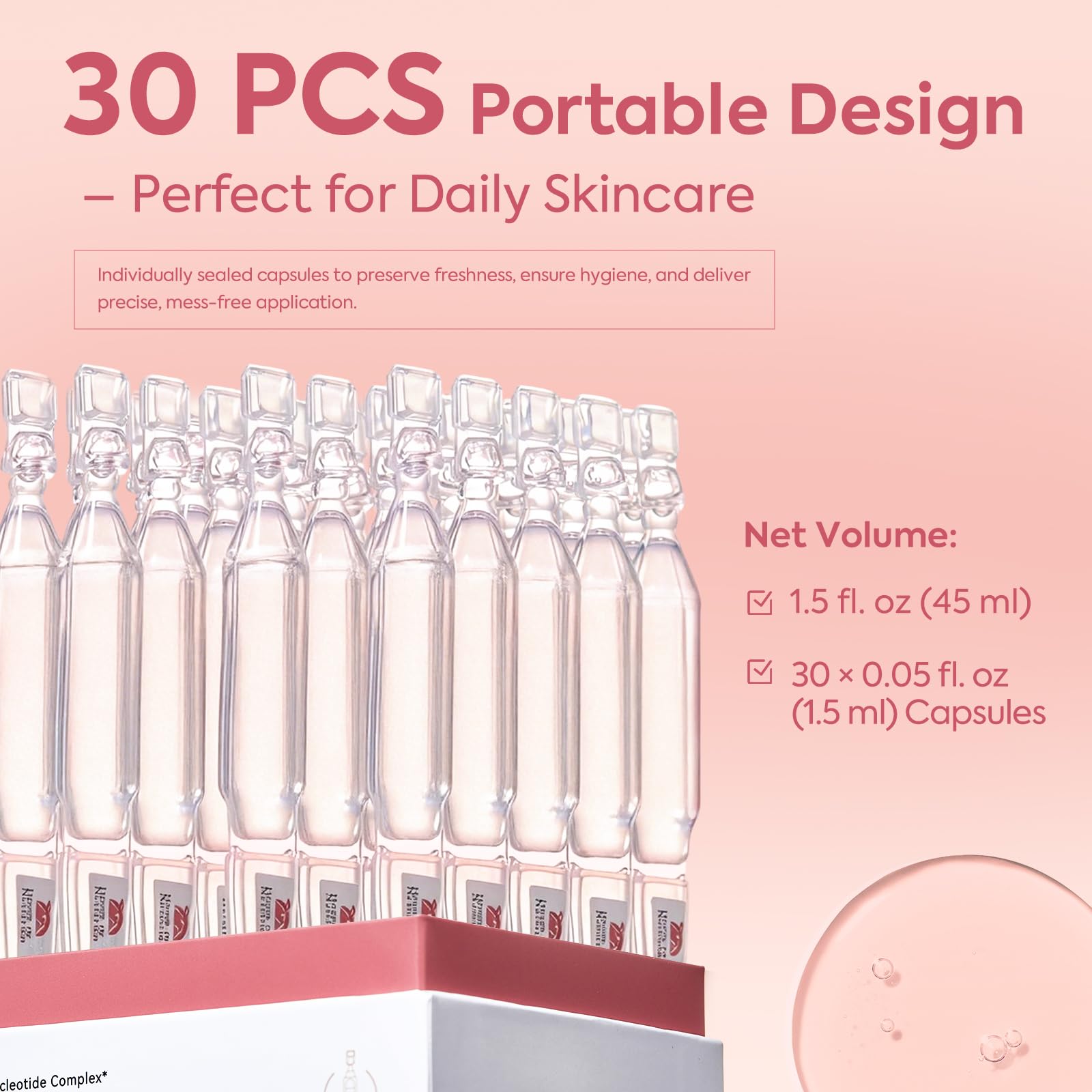 House of Nutrition Salmon DNA Serum – 99% PDRN High-Purity Ampoule for Deep Hydration
