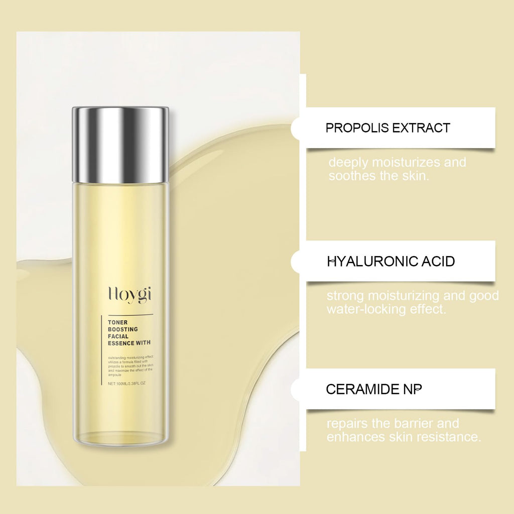 HOYGI Propolis Toner – Hydrating Face Toner with Propolis & Hyaluronic Acid for Glass Skin | 3.38 fl oz